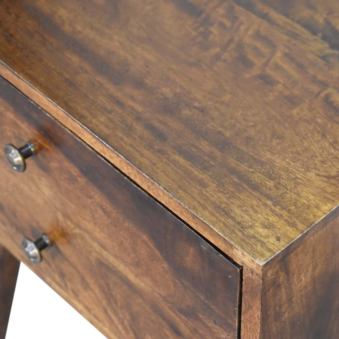 Ari 2 Drawer Bedside, Chestnut