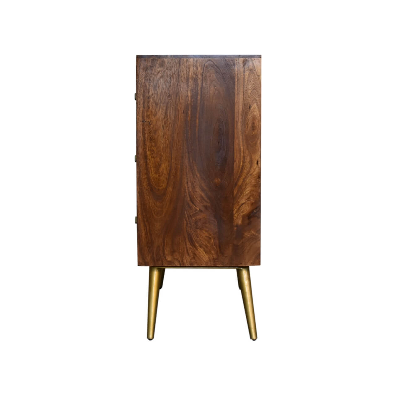 Brass Inlay Sideboard, Chestnut