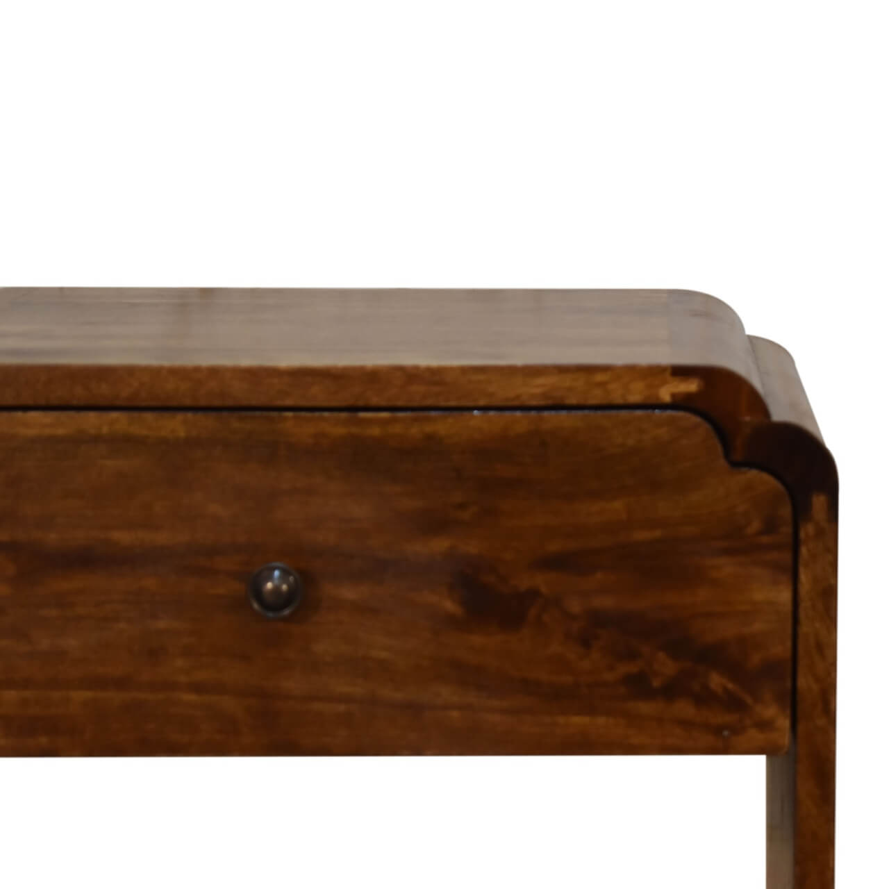 Newton Wooden Bedside Table, Chestnut
