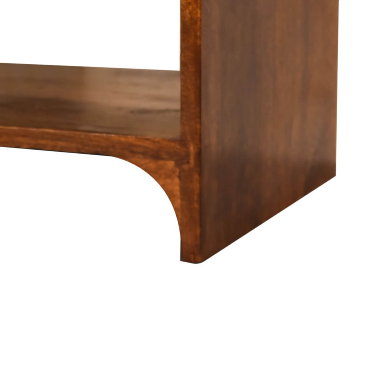 Newton Wooden Bedside Table, Chestnut