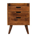 Alfin Bedside Table, Chestnut
