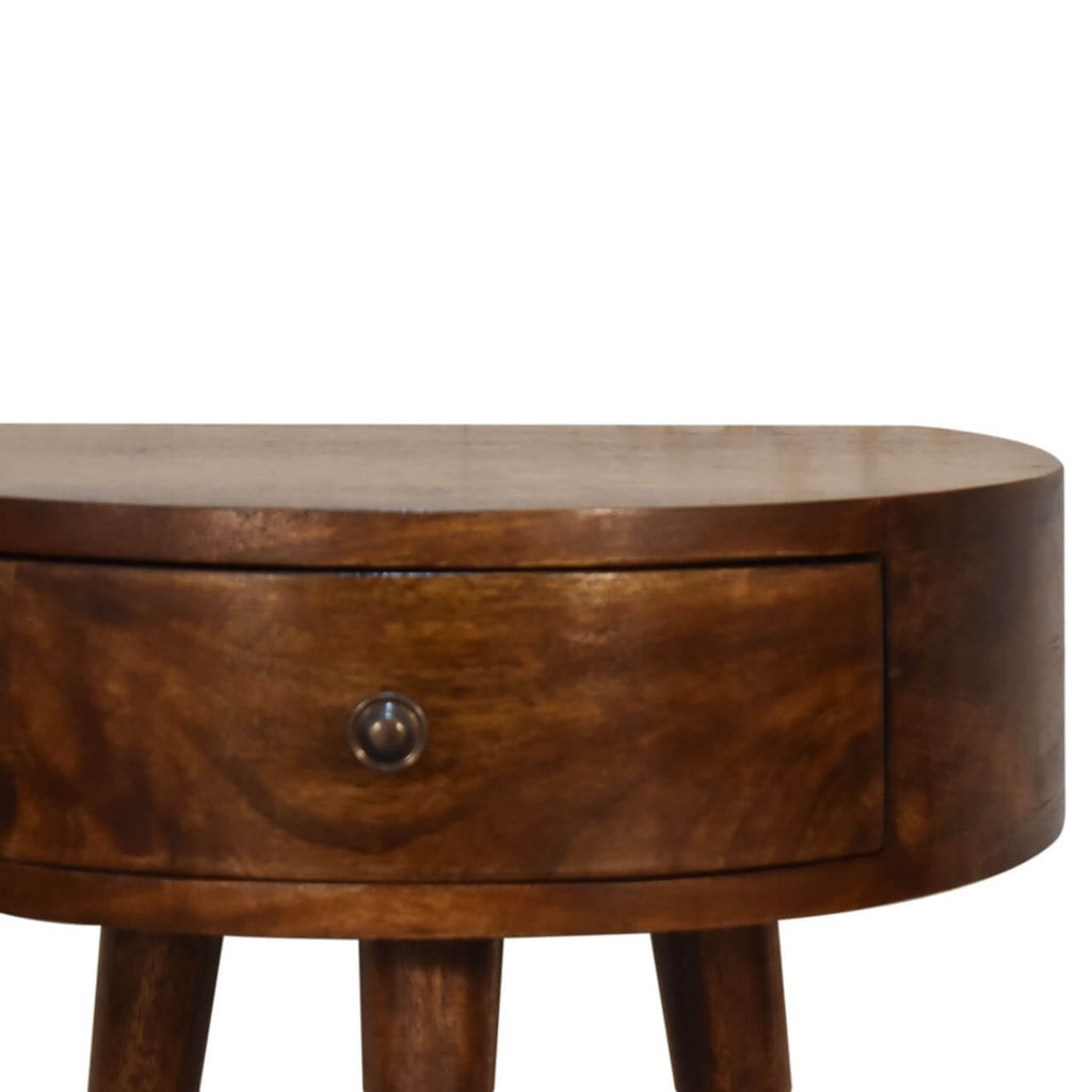 Semi Circle Bedside, Chestnut