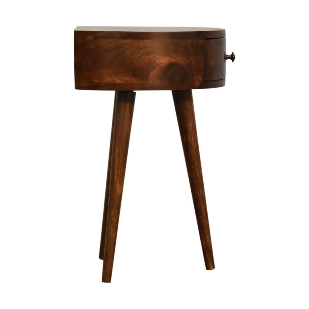Semi Circle Bedside, Chestnut