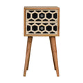 Narrow Bone Inlay Bedside