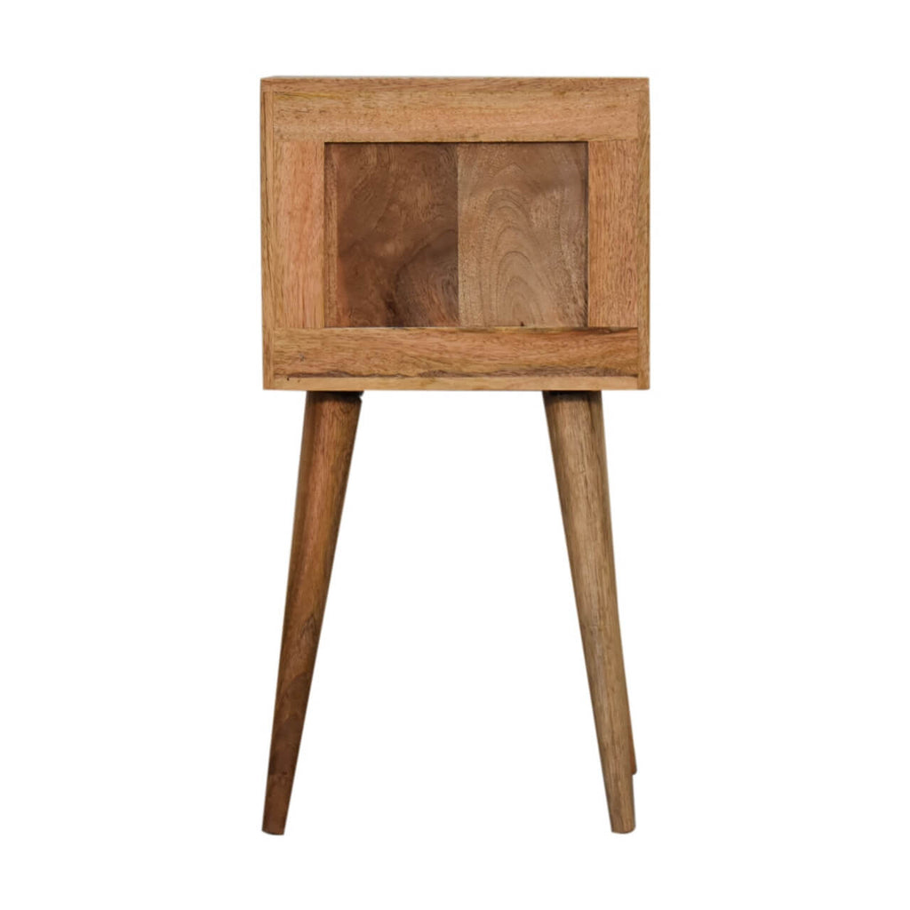 Narrow Bone Inlay Bedside