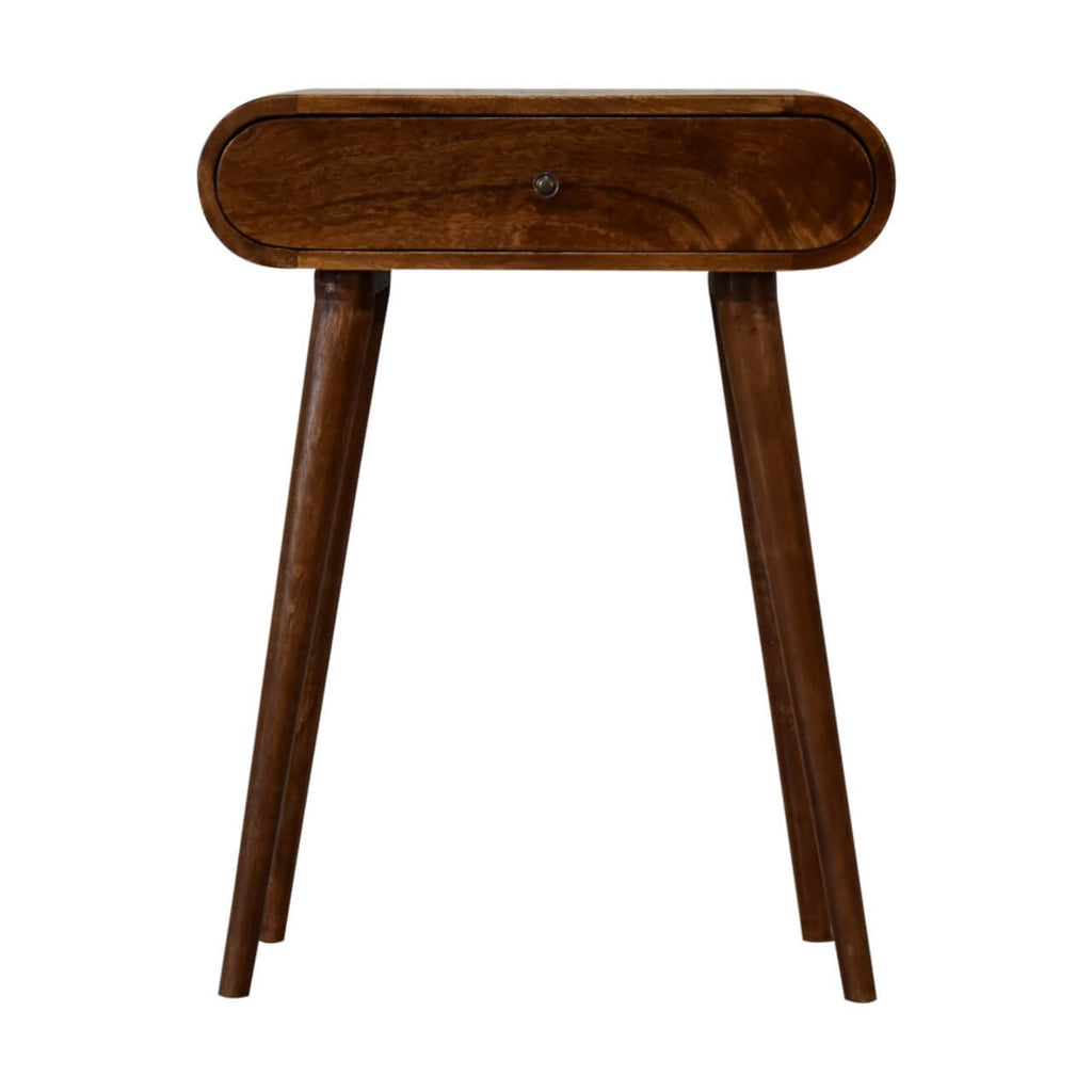 London Narrow Console Table, Chestnut