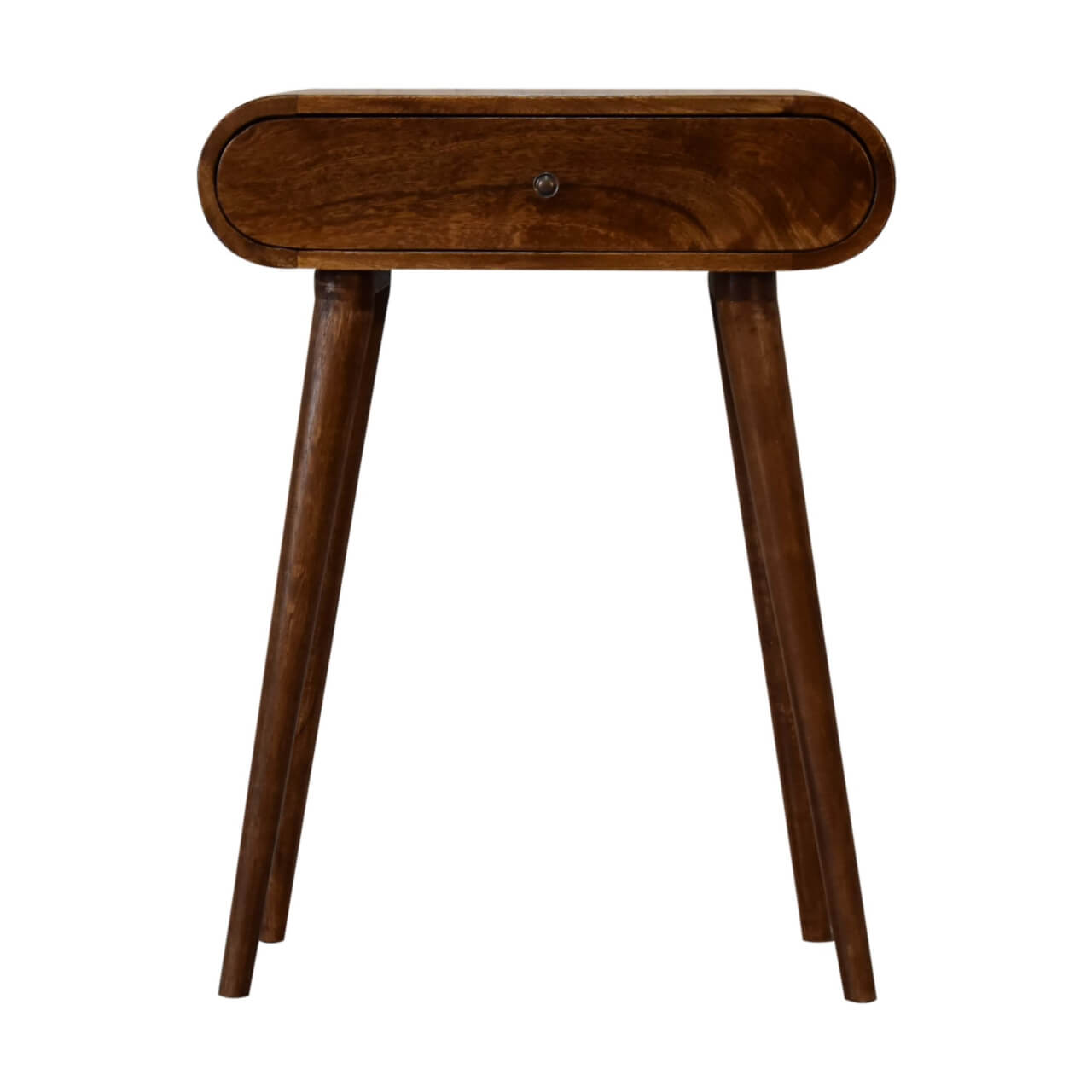 London Narrow Console Table, Chestnut