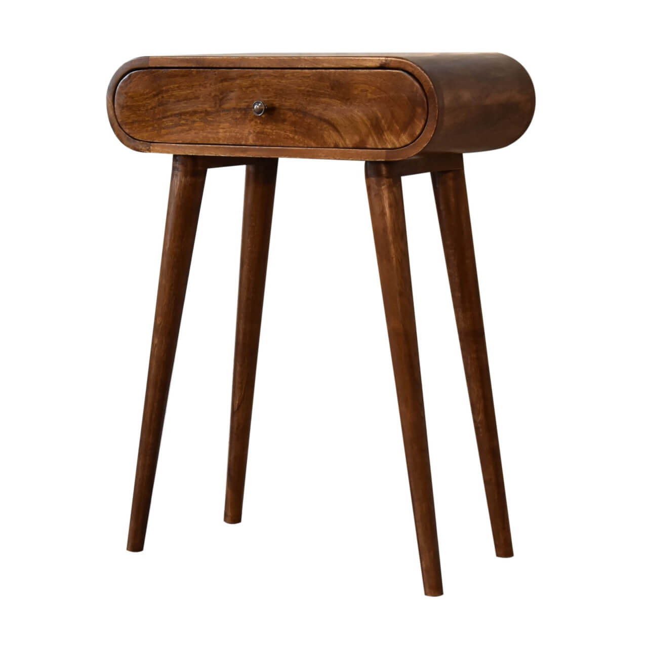 London Narrow Console Table, Chestnut