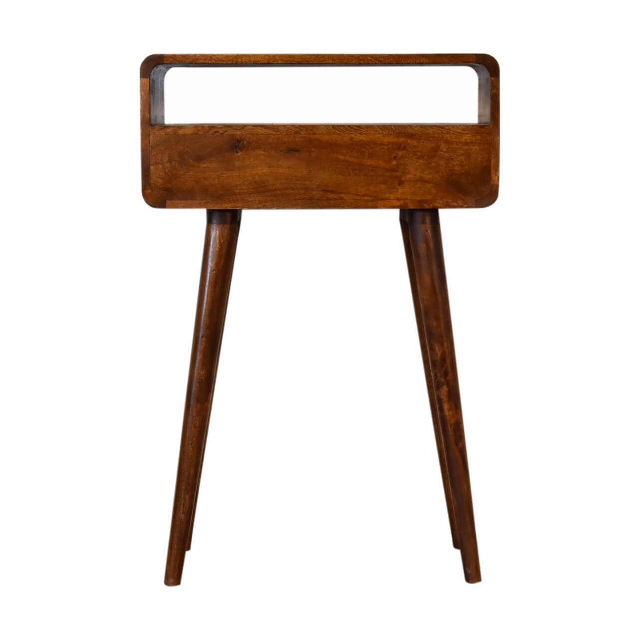 Arto Narrow Console Table, Chestnut