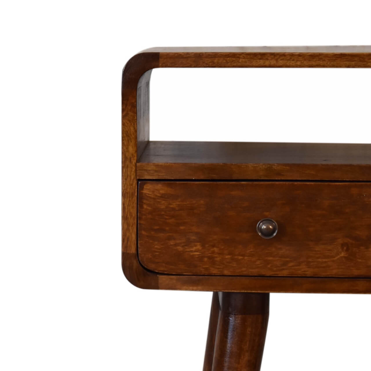 Arto Narrow Console Table, Chestnut