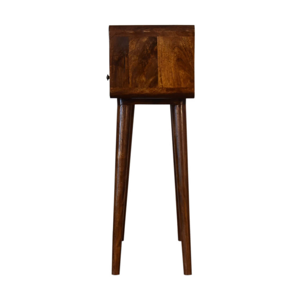 Arto Narrow Console Table, Chestnut