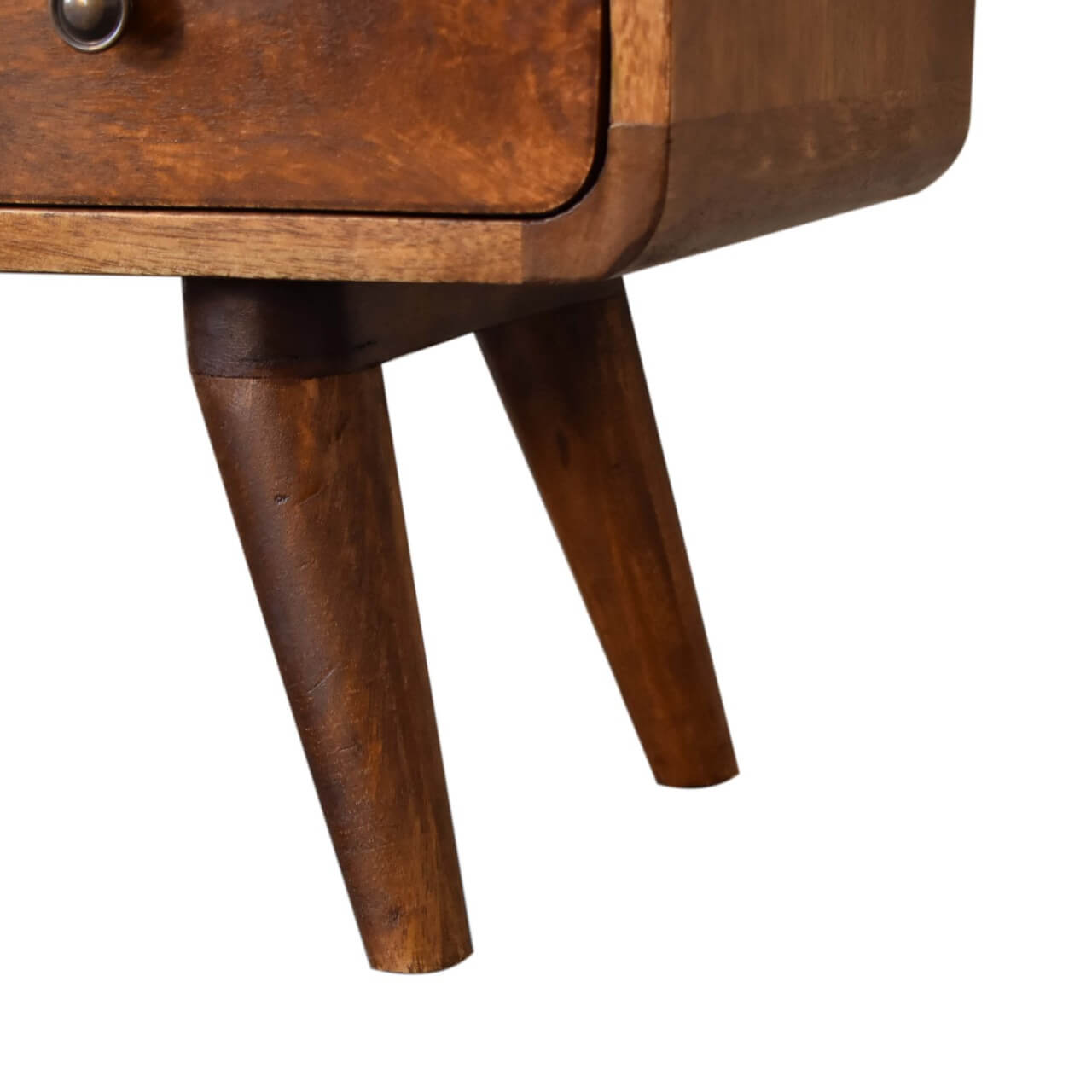 Arto Narrow TV Stand, Chestnut