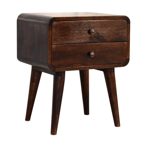 Arto Bedside Table, Walnut