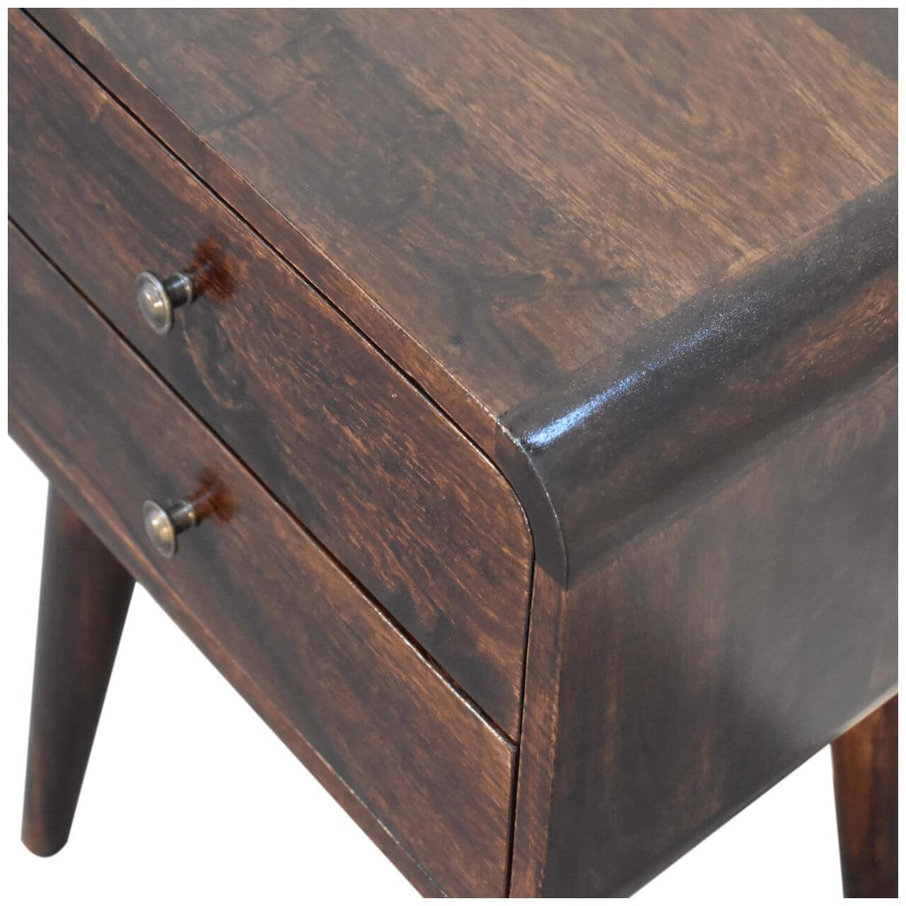 Arto Bedside Table, Walnut