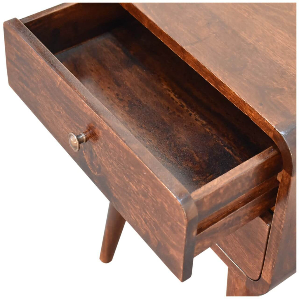 Arto Bedside Table, Walnut