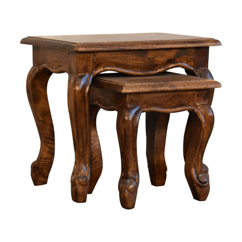 Juliette Nest of Tables, Chestnut