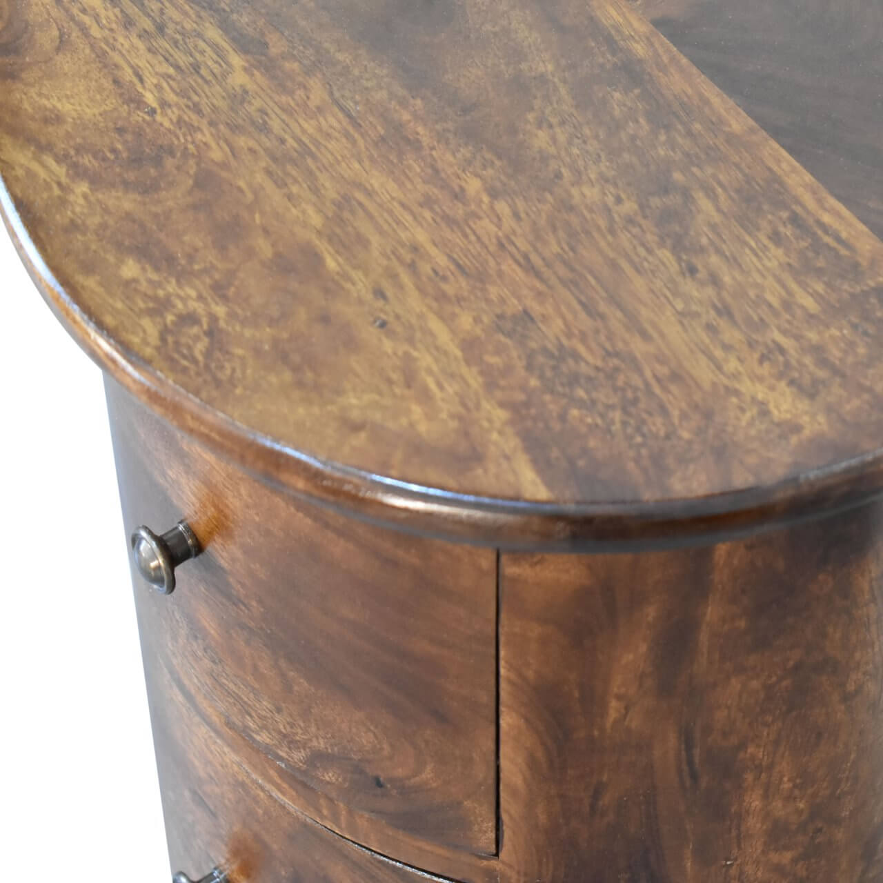 3 Drawer Drum Chest, Chestnut