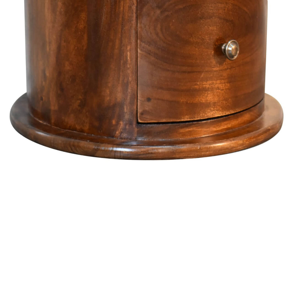 3 Drawer Drum Chest, Chestnut