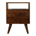 Classic Bedside Table, Chestnut