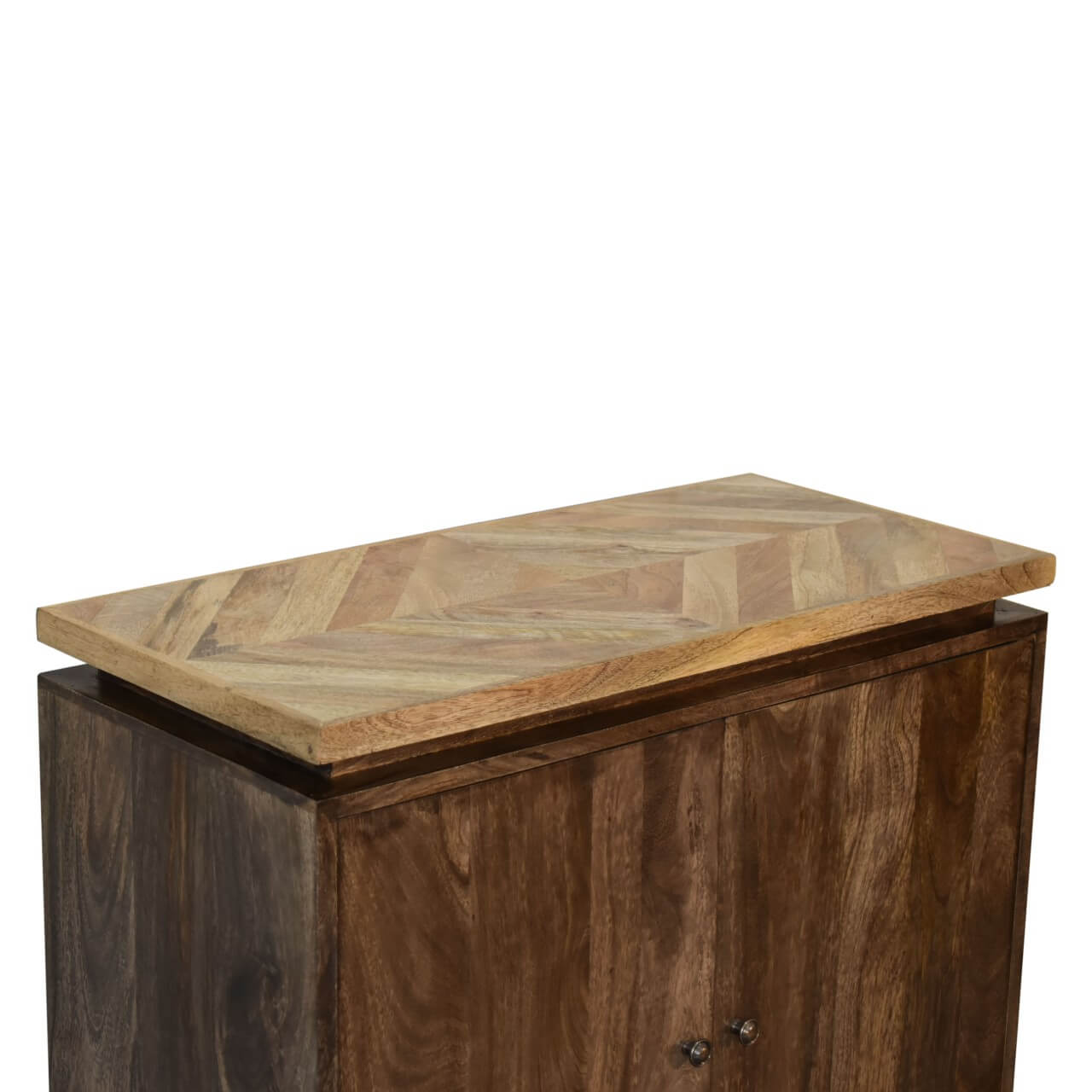 Classic Grey Platform Cabinet
