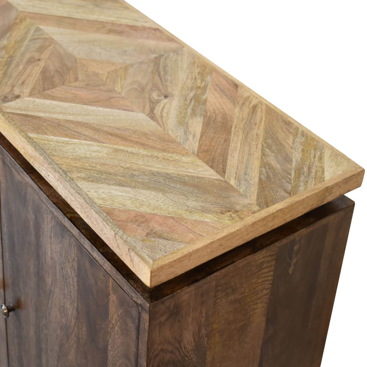 Classic Grey Platform Cabinet