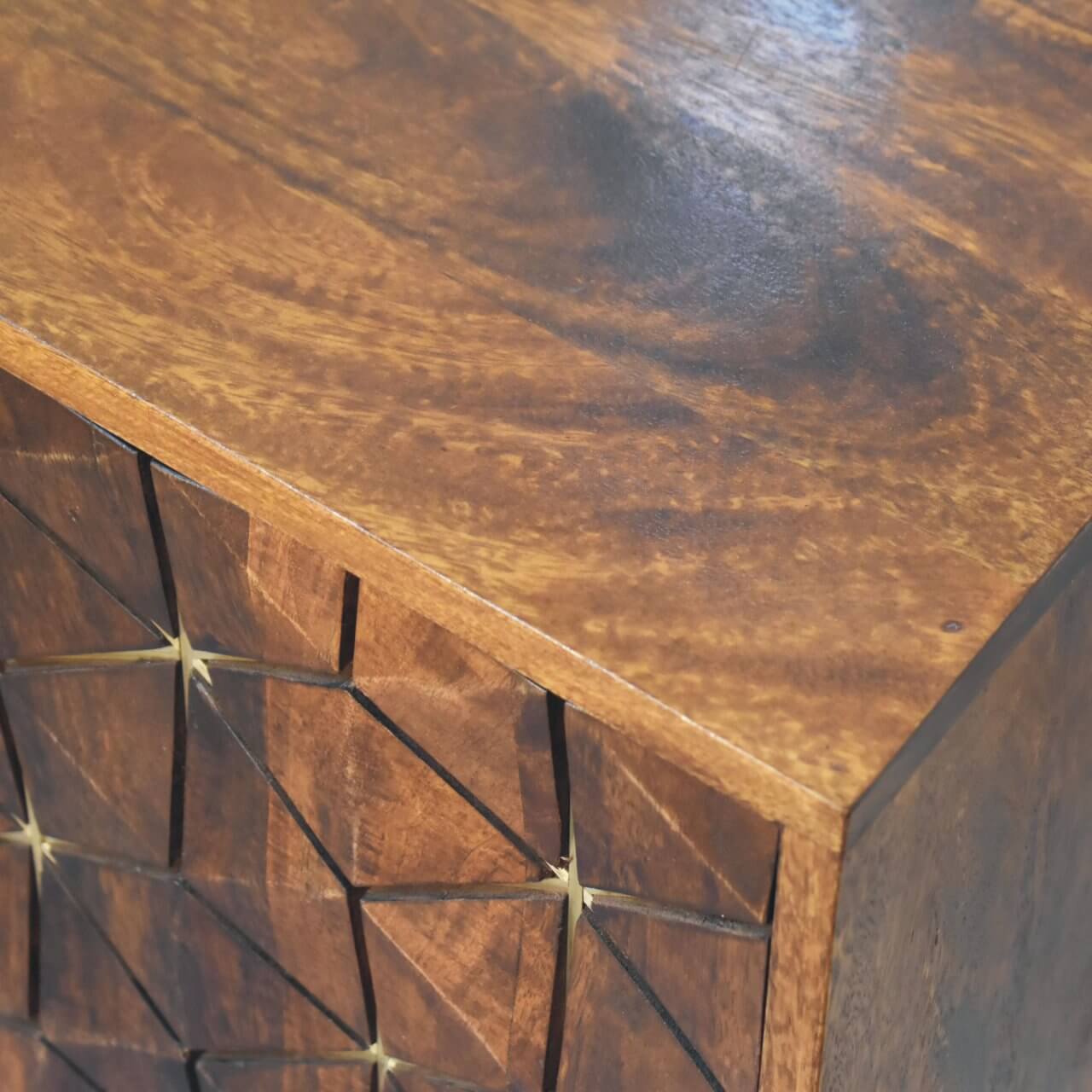 Brass Inlay Cabinet