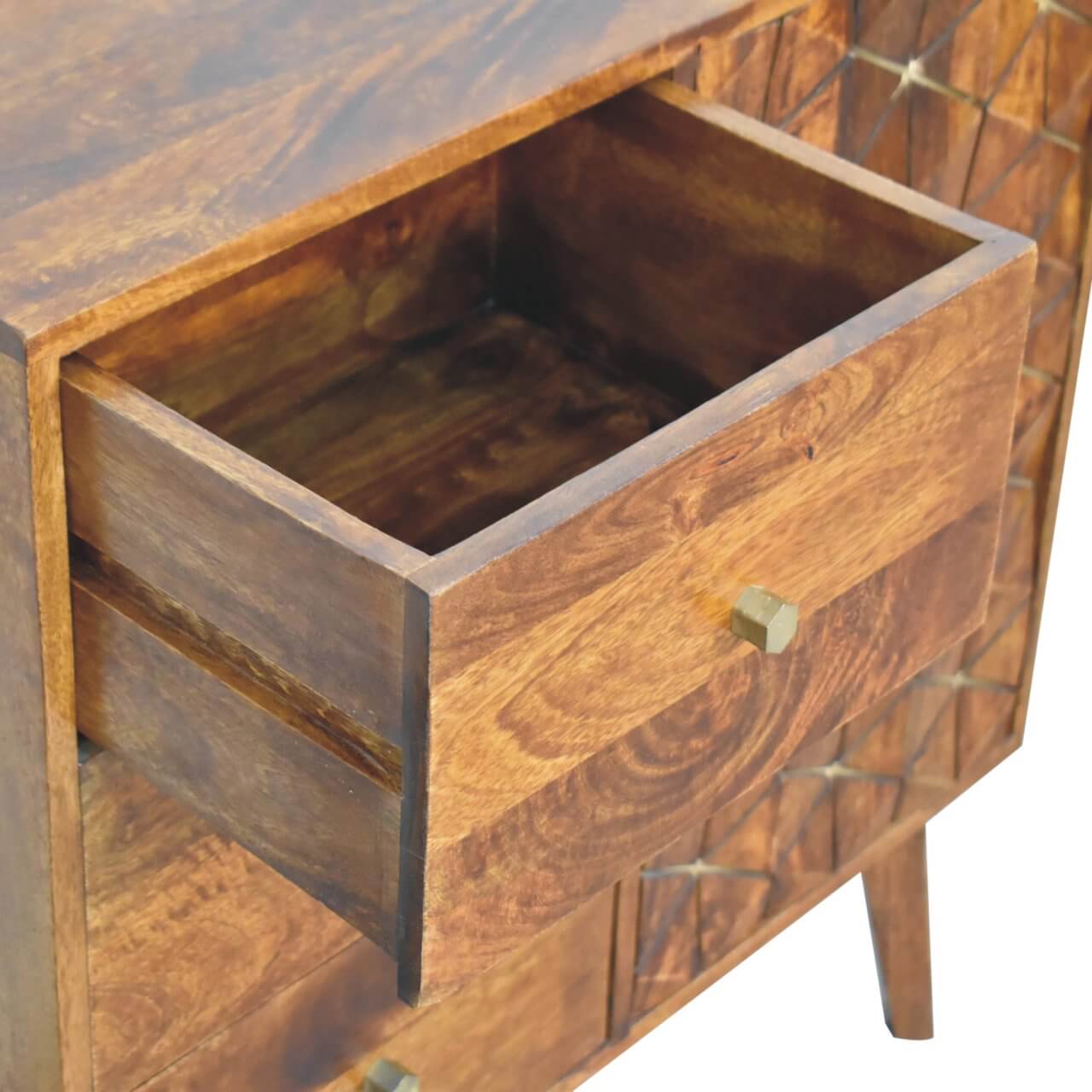 Brass Inlay Cabinet