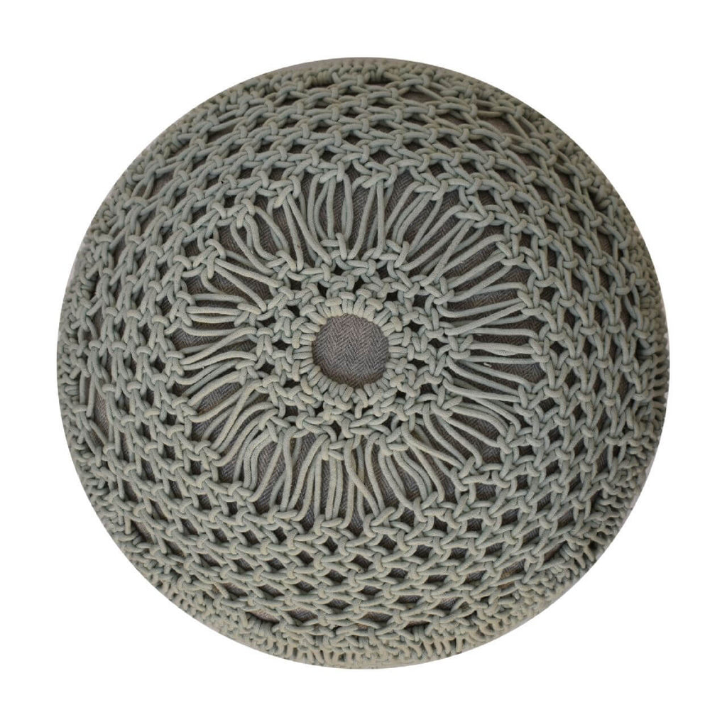 Crotchet Stool, Sea Green