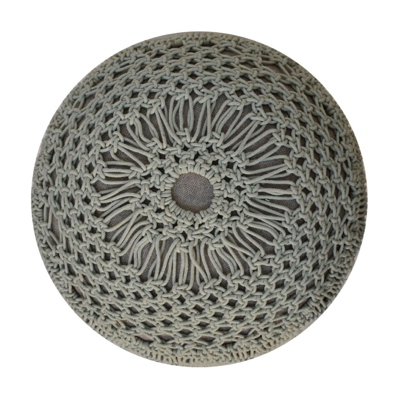 Crotchet Stool, Sea Green