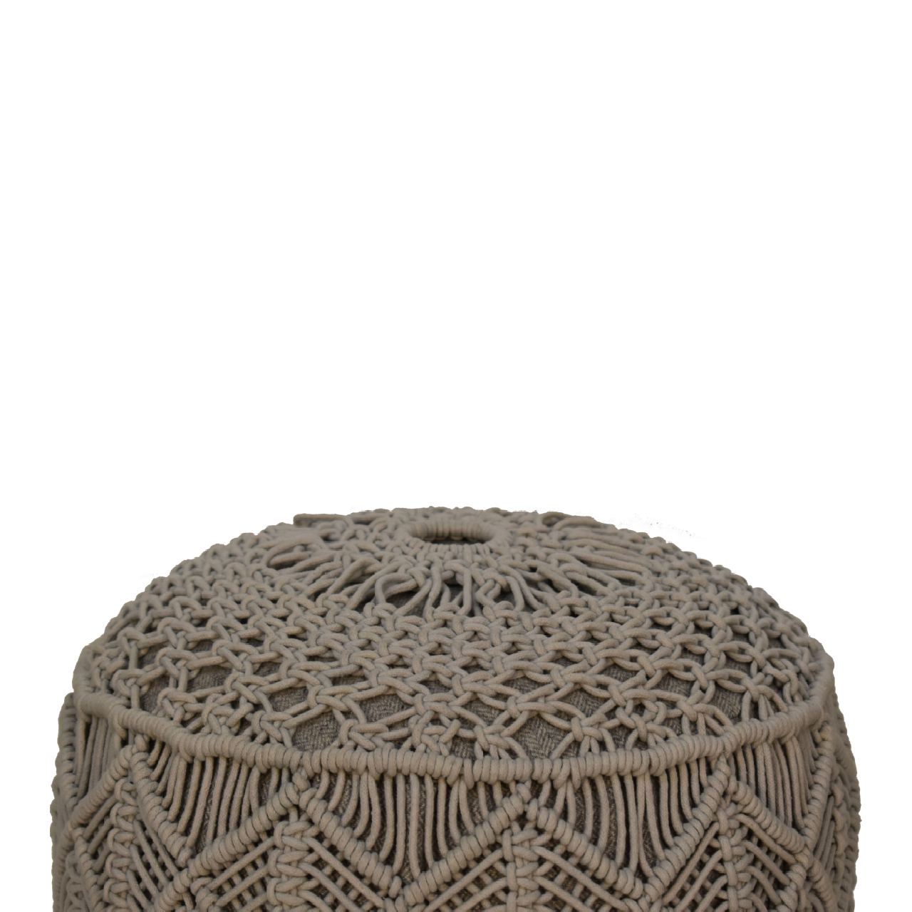 Crotchet Stool, Grey