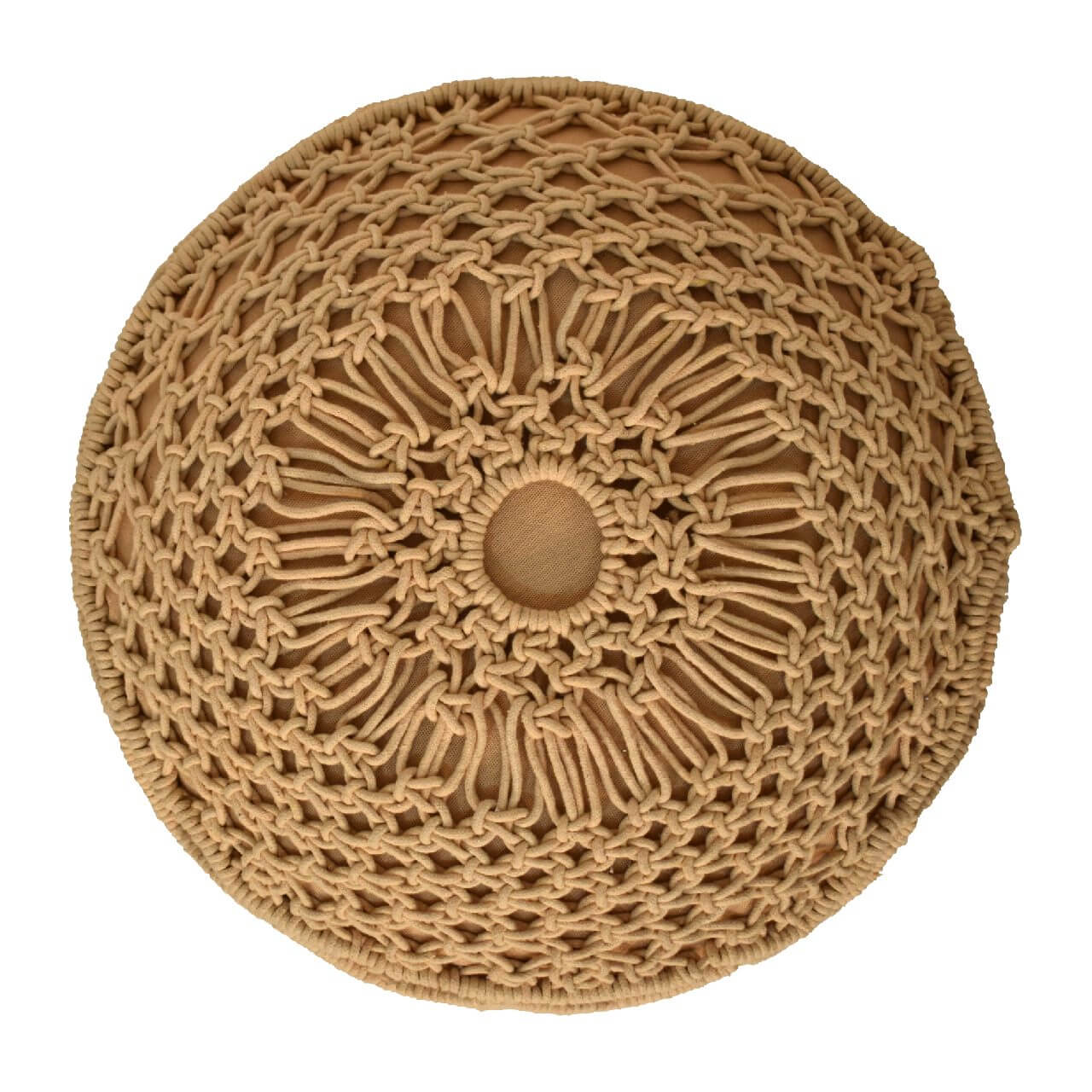 Crotchet Stool, Mustard