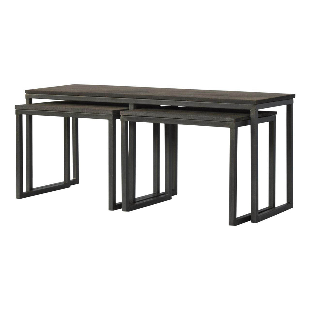 Industrial Iron Nest of Tables