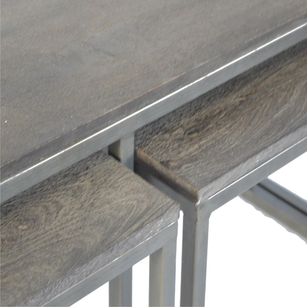 Industrial Iron Nest of Tables