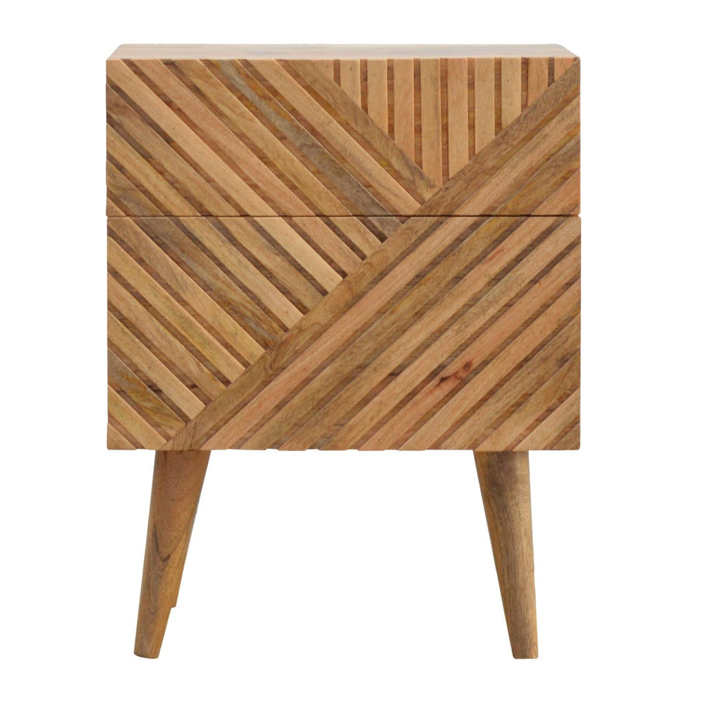 Lille Bedside Table, Mango Wood