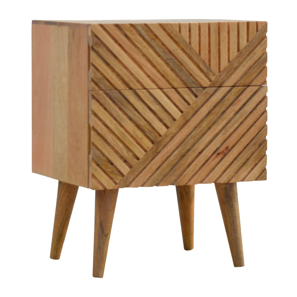 Lille Bedside Table, Mango Wood