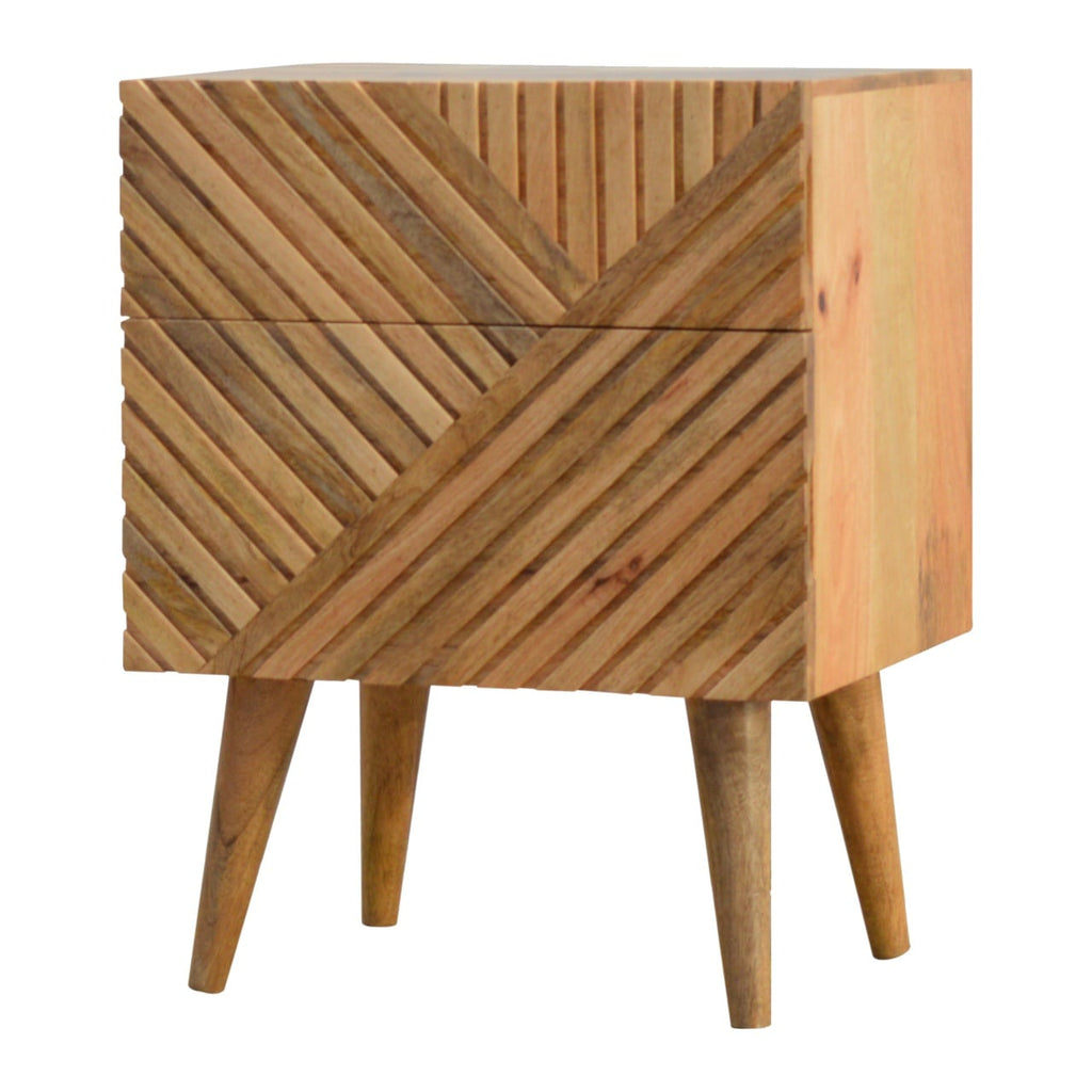 Lille Bedside Table, Mango Wood