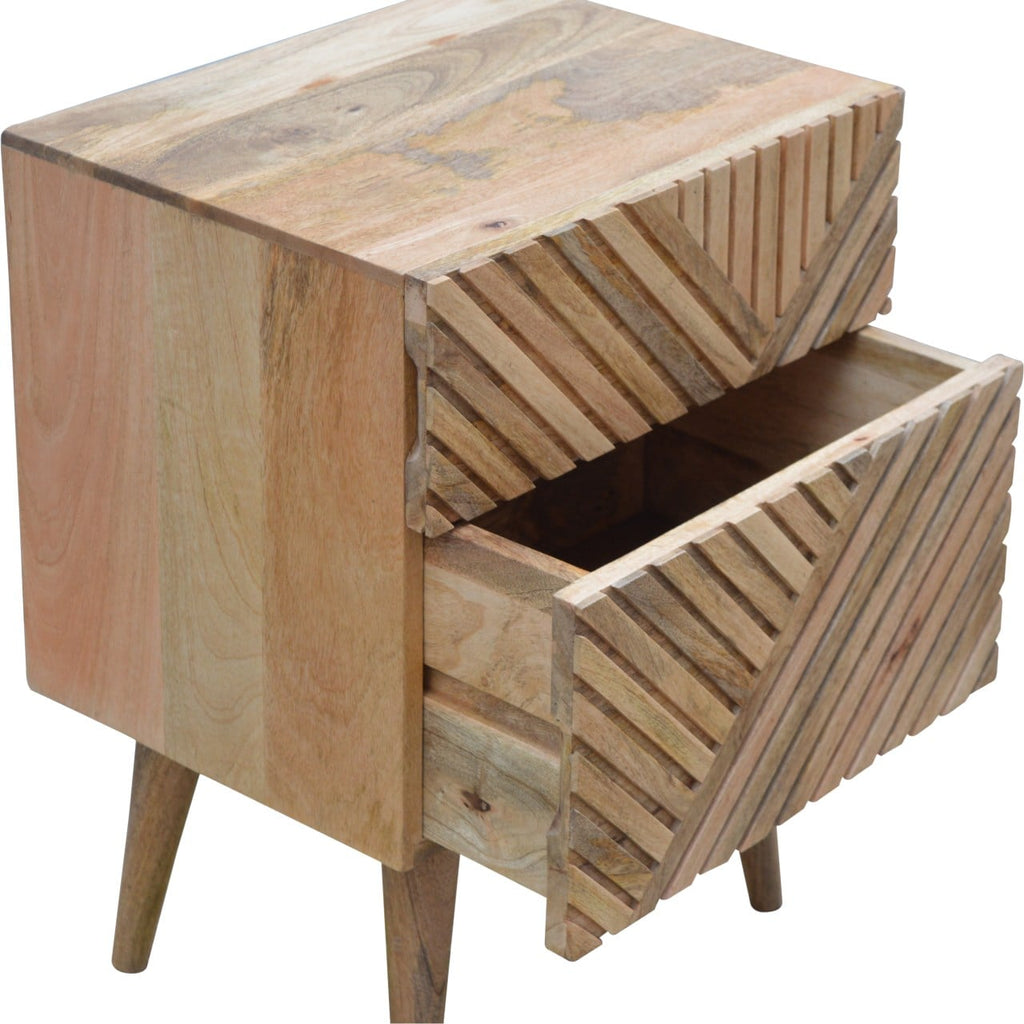 Lille Bedside Table, Mango Wood