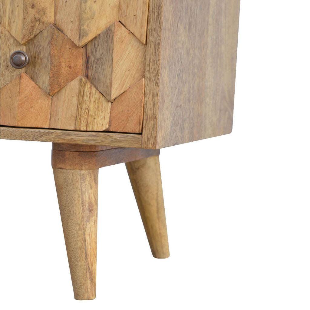 Pineapple Carved 3 Drawer Chest