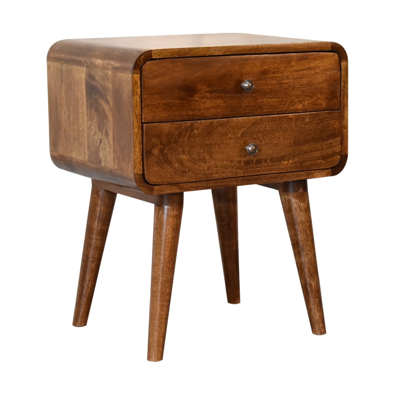 Arto Bedside Table, Chestnut