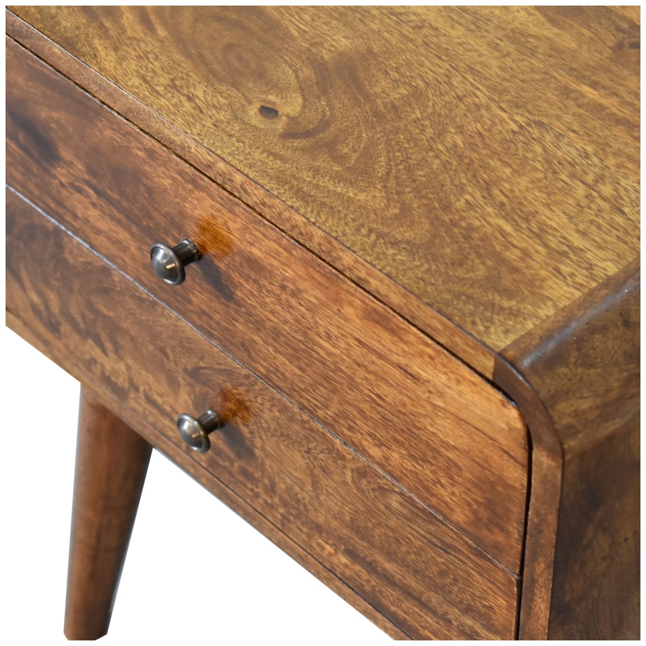 Arto Bedside Table, Chestnut