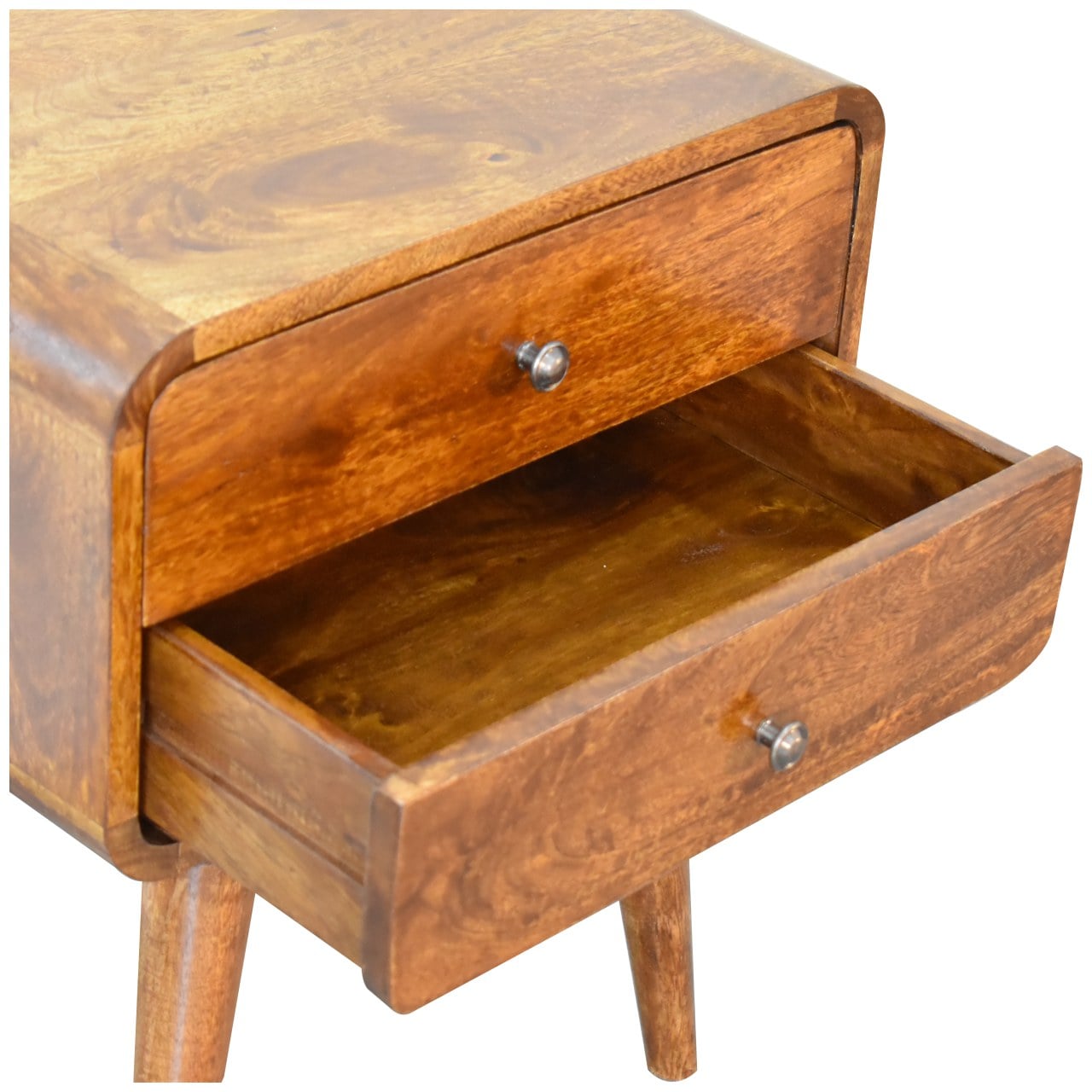 Arto Bedside Table, Chestnut