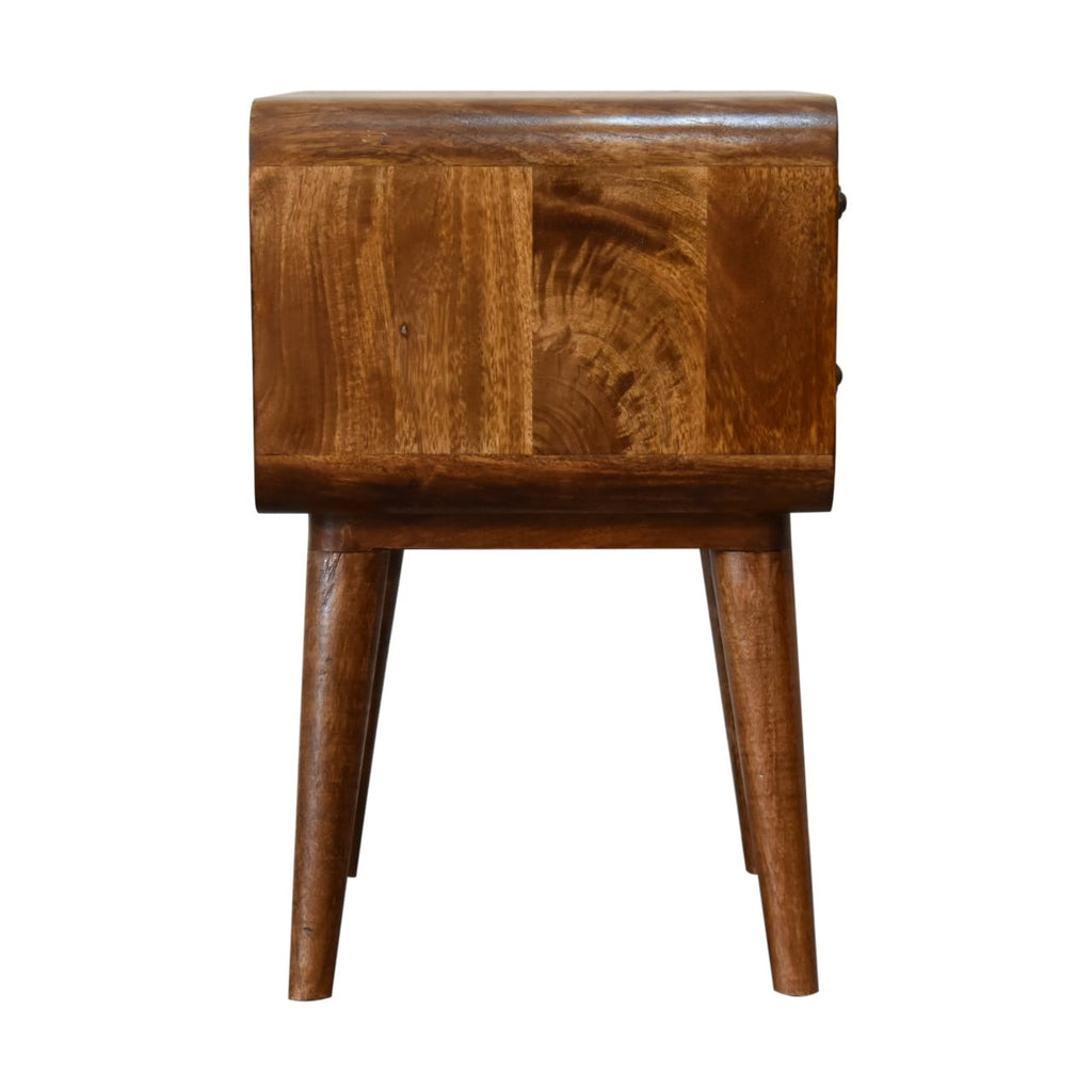 Arto Bedside Table, Chestnut