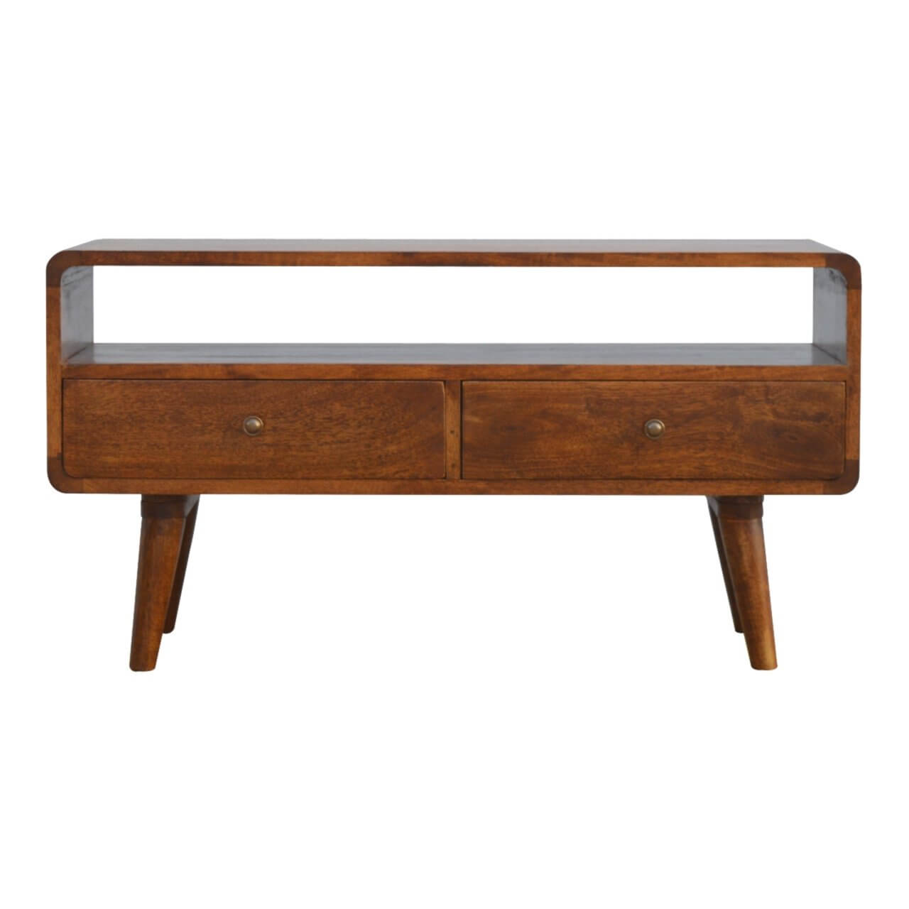 Arto TV Stand, Chestnut