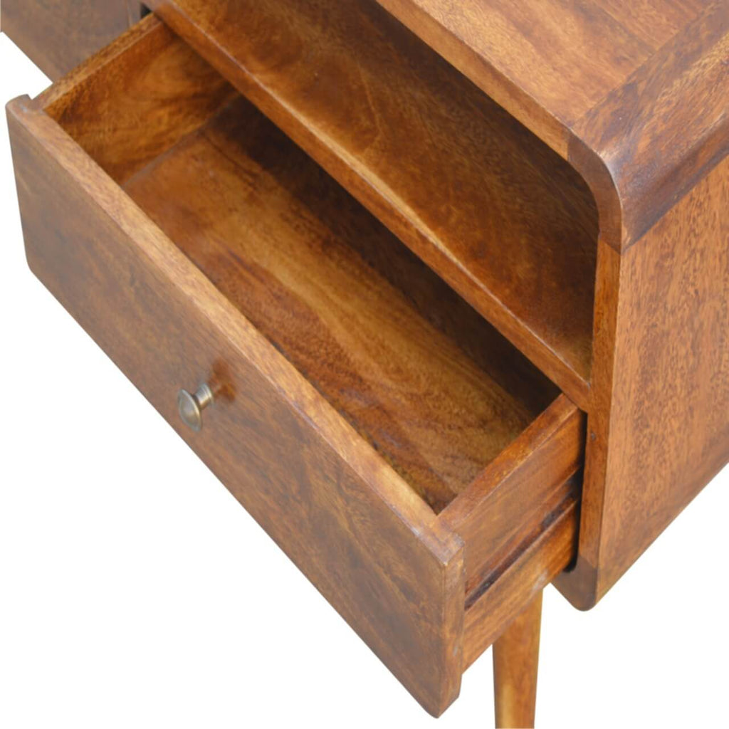 Arto TV Stand, Chestnut