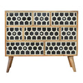 8 Drawer Chest, Bone Inlay