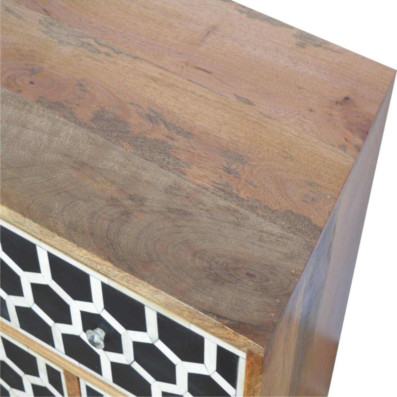 8 Drawer Chest, Bone Inlay