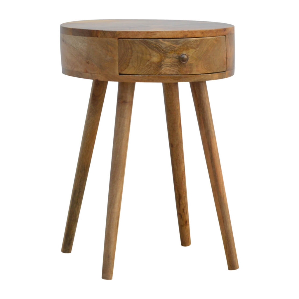 Circular Bedside Table