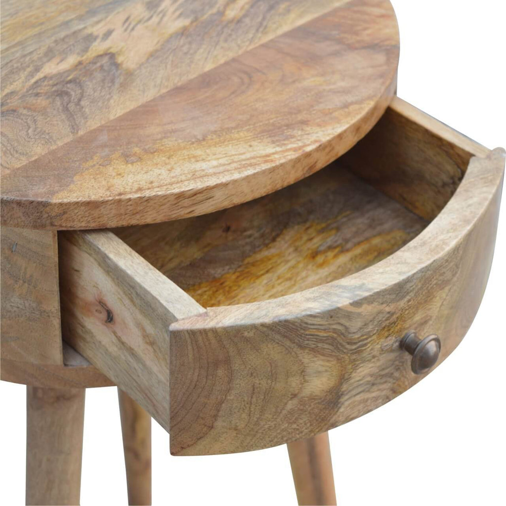 Circular Bedside Table