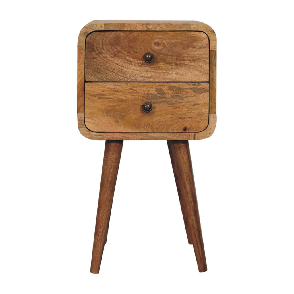 Arto 2 Drawer Narrow Bedside