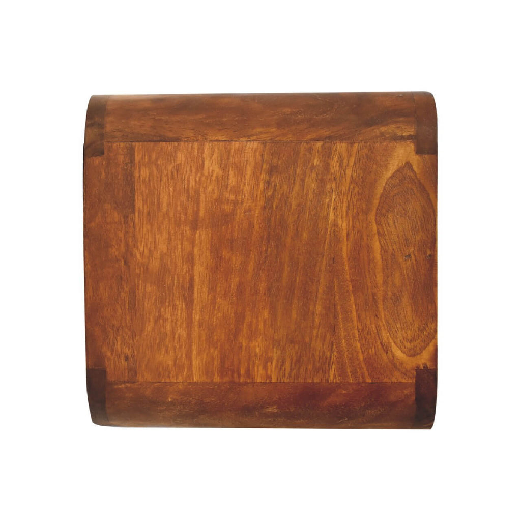 Arto 1 Drawer Floating Bedside, Chestnut